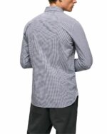 Camicia a quadretti bianca e blu Pepe Jeans - immagine 3