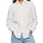 Camicia in lino e cotone Pepe Jeans