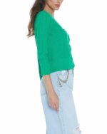 Cardigan in maglia lavorata a rombi Relish - immagine 2