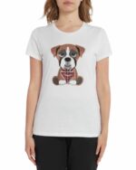 T-shirt Liu Jo con animaletto in strass