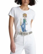 T-shirt con stampa bambola Liu-Jo