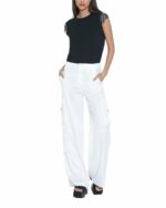T-shirt nera con applicazioni in metallo Relish - immagine 2