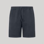 Bermuda Pepe Jeans in cotone e lino vestibilità comoda vita elastica con coulisse regolabile tasche laterali