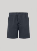 Bermuda Pepe Jeans in cotone e lino vestibilità comoda vita elastica con coulisse regolabile tasche laterali