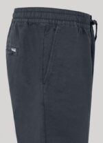 Bermuda Pepe Jeans in cotone e lino vestibilità comoda vita elastica con coulisse regolabile tasche laterali - immagine 3