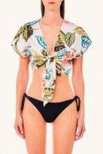 Camicia Liu Jo annodata cotone fantasia