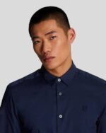 Camicia Lyle & Scott in cotone con collo classico - immagine 3