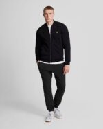 Felpa Lyle & Scott full zip senza cappuccio felpata