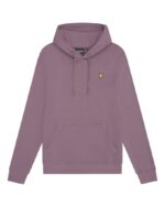 Felpa Lyle & Scott garzata con cappuccio 100% cotone