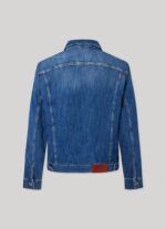 Giubbino uomo PepeJeans in denim elasticizzato vestibilità regular fit chiusura frontale con bottoni - immagine 3