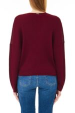 Maglia Liu Jo scollo a V costine laminato - immagine 2