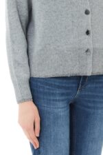 Maglia Liu jo con bottoni grigio con fondo laminato 100% lana - immagine 3