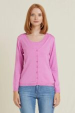Cardigan Take Two basico in Lyocell - immagine 2