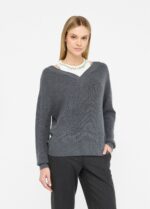Maglia Liu Jo con filati in misto lana inserto con ricami gioiello - immagine 3