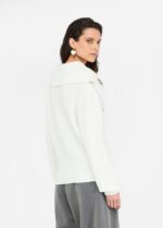 Maglia Liu Jo coste inglesi filato in misto viscosa maxi collo - immagine 3