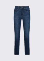 Jeans Liu Jo vita alta tagli bottom up strass tasca posteriore gamba skinny - immagine 4